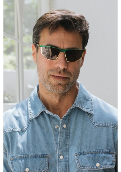 Kasey Green Gold Green Erkek Güneş Gözlüğü fırsatları