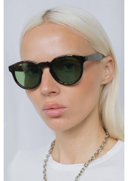 Gleen Leopard Green Güneş Gözlüğü fiyatları