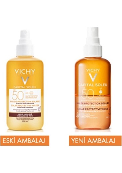 Capital x Eau Bronze With Beta Carotene Vücut Spreyi SPF50+ 200 ml 2 Adet