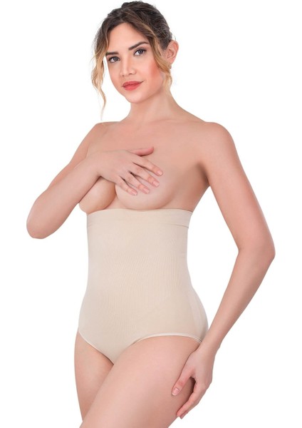 Ten Mı Emay 2080 Yüksek Bel Çıtçıtlı Slip Korse