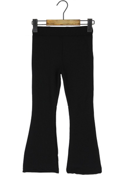 Kız Çocuk Ispanyol Paça Fitilli Tayt