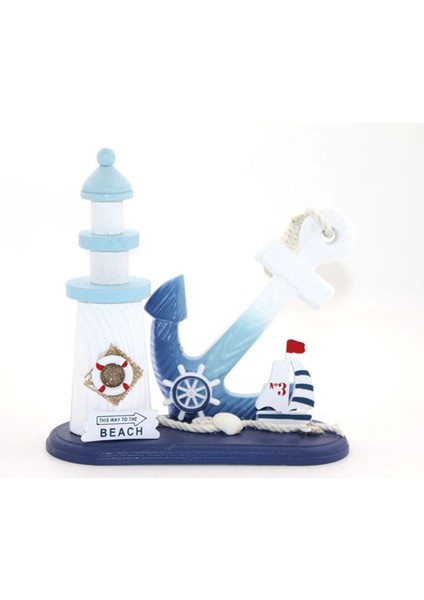 Ahşap Marin Çapalı Deniz Feneri