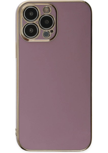 Apple iPhone 14 Pro Max Kılıf Volet Silikon - Mor