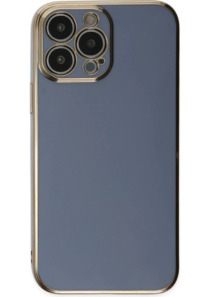 Apple iPhone 14 Pro Max Kılıf Volet Silikon - Mavi
