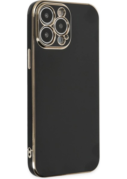Apple iPhone 14 Pro Max Kılıf Volet Silikon - Siyah