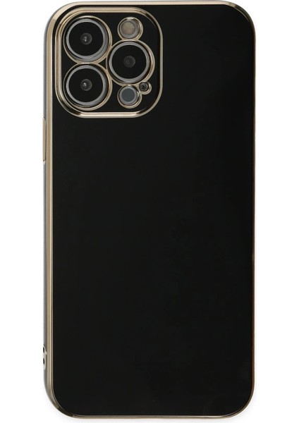 Apple iPhone 14 Pro Max Kılıf Volet Silikon - Siyah