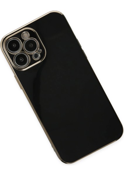 Apple iPhone 14 Pro Max Kılıf Volet Silikon - Siyah