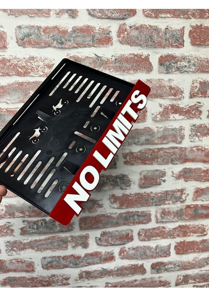 No Lımıt Pleksi Motor Plakalığı