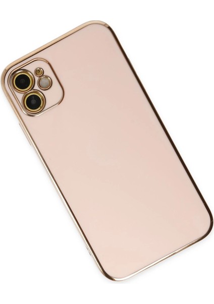 Apple iPhone 12 Kılıf Volet Silikon - Pembe modelleri