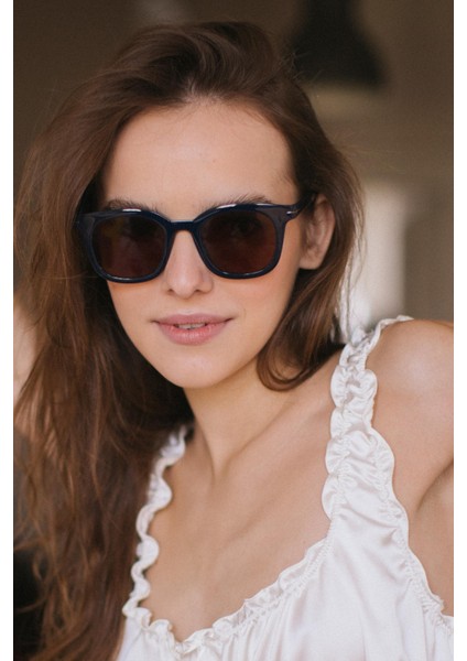 Margot Navy Brown Güneş Gözlüğü