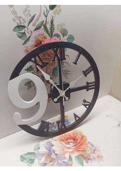 Epoksi Roma rakamlı 32X32CM Analoğ DUVAR Saati fiyatları