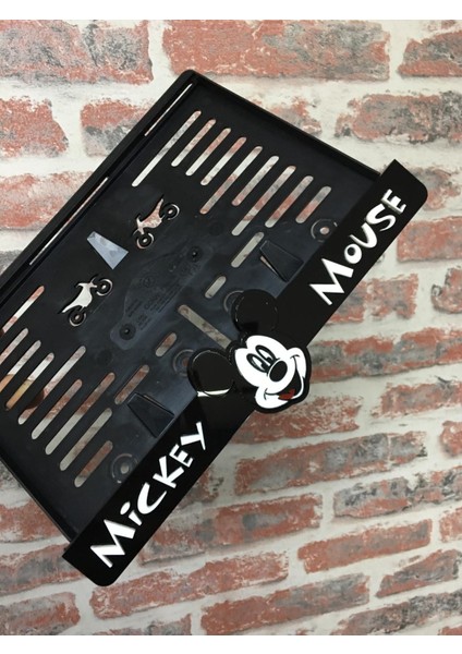 Mickey Mause Pleksi Motor Plakalığı