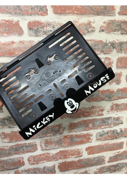 Mickey Mause Pleksi Motor Plakalığı