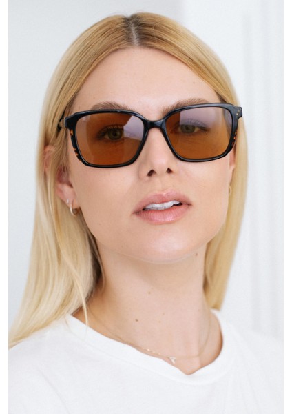 Hamund Black Leopard Nude Güneş Gözlüğü modelleri