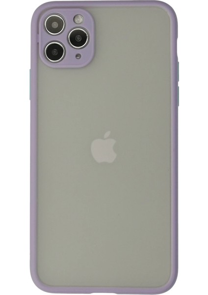 Apple iPhone 12 Pro Kılıf Montreal Silikon Kapak - Mor