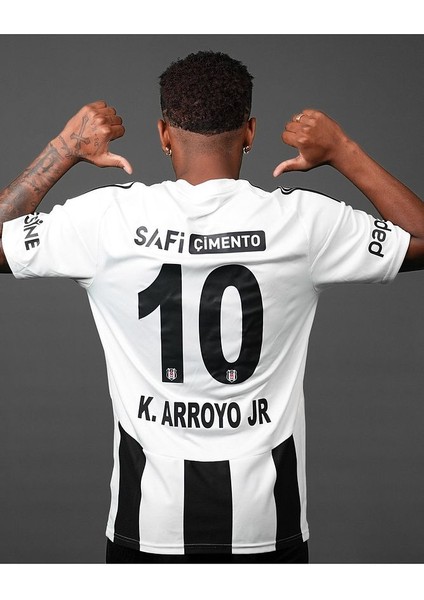 2024/25 Вєşíktαş #10 Kenny Arroyo Iç Saha Çubuklu Forması