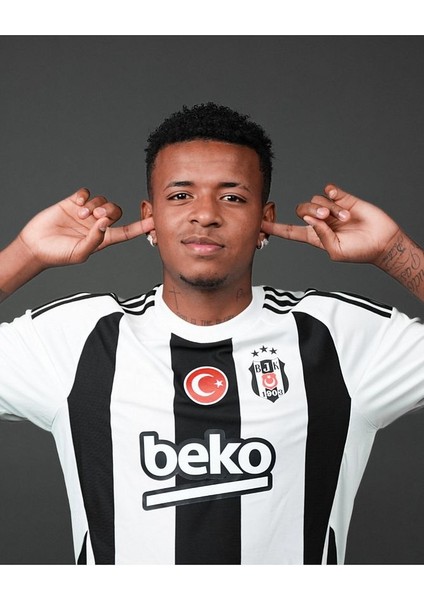 2024/25 Вєşíktαş #10 Kenny Arroyo Iç Saha Çubuklu Forması