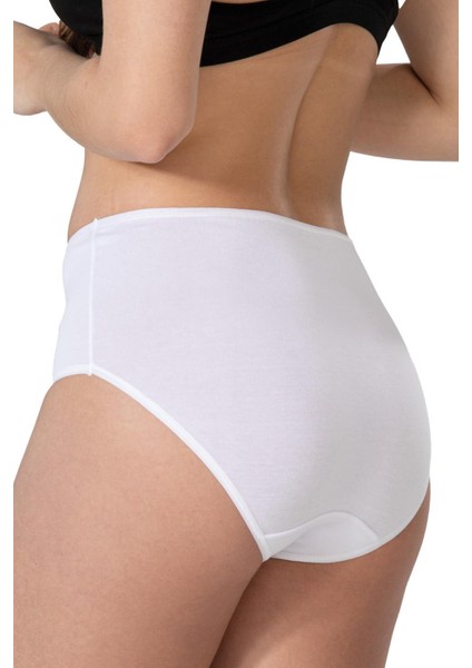 Beyaz Mı Emay 1445 Modal Cotton Yüksekbel Dantelli Külot fiyatları