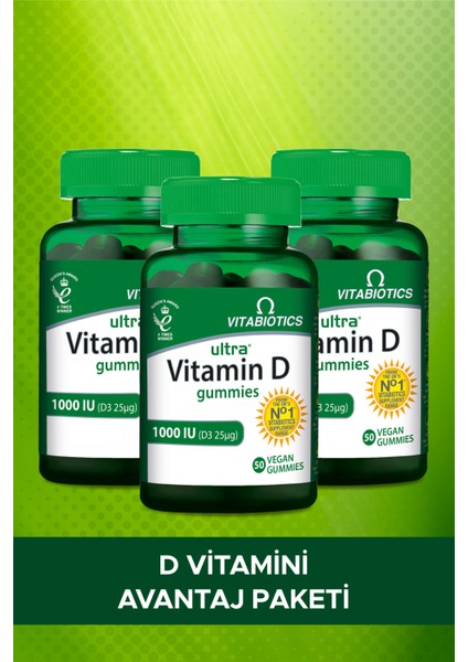 D Vitamini Avantaj Paketi 3'lü Set
