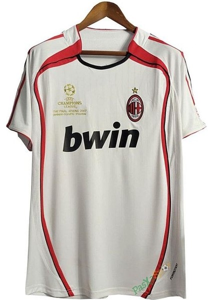 Ac Milan 2007 Şampiyonlar Ligi Finali Pırlo Beyaz Kısa Kol Maç Forması