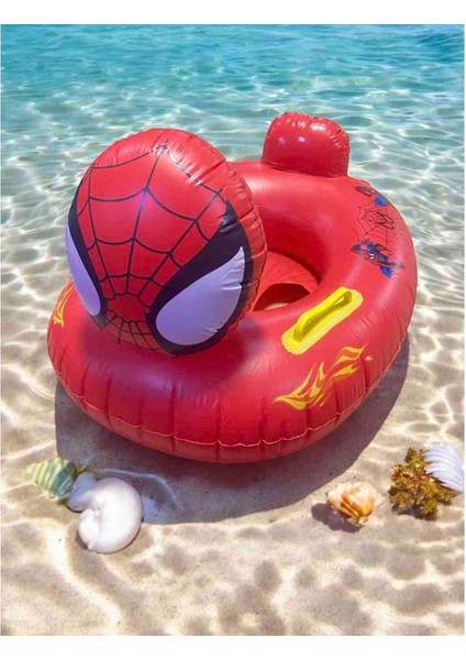 Spiderman Oturaklı Deniz Havuz Simidi 0.4 Yaş