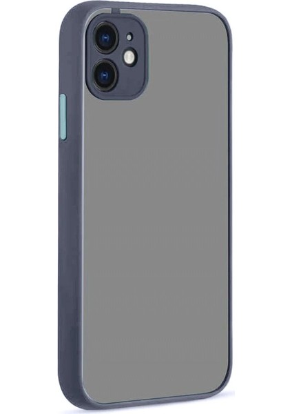 Apple iPhone 12 Kılıf Montreal Silikon Kapak - Gri