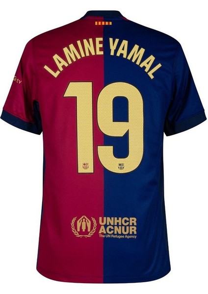 Barcelona 2024-25 Yeni Sezon #19 Lamine Yamal Yetişkin Iç Saha Forması Parçalı modelleri