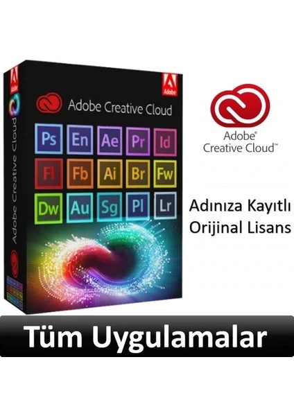 Creative Cloud (Tüm Uygulamalar) - 6 Aylık Abonelik Kodu