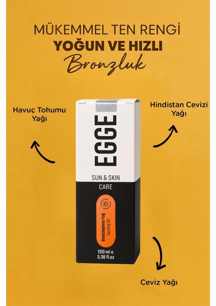 Egge Bronzlaştırıcı Yağ indirimleri