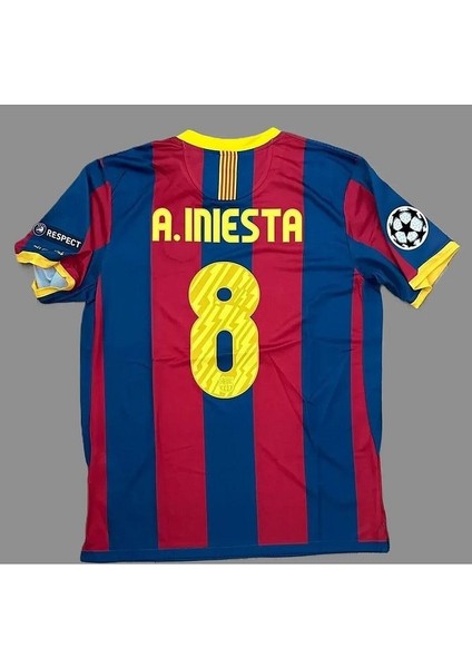 F.c B.a.r.c.e.l.o.n.a 2011 Şampiyonlar Ligi Finali Andrés Iniesta Nostalji Forması