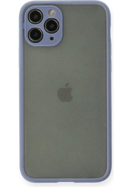 Apple iPhone 11 Pro Kılıf Montreal Silikon Kapak - Gri