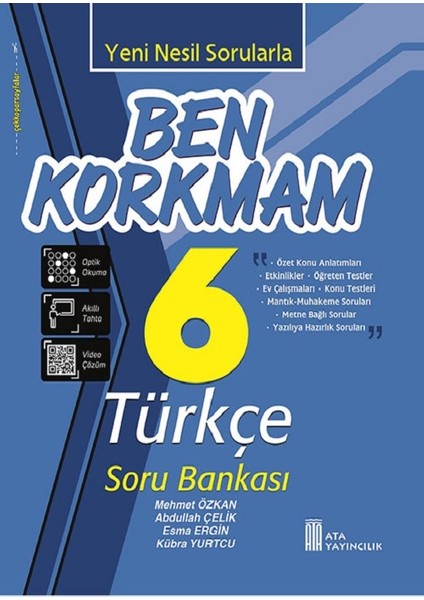 Ata 6.sınıf Ben Korkmam Seti