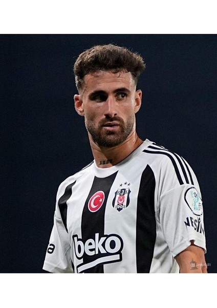 Kara Kartal R. Silva 27 Iç Saha Çubuklu Halı Saha Yetişkin Futbol Forması