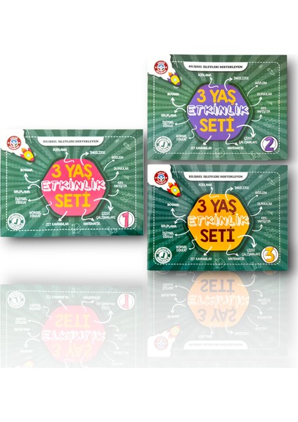3 Yaş Etkinlik Seti, Eğitici Kitap Seti