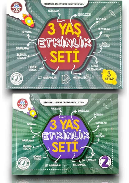 3 Yaş Etkinlik Seti, Eğitici Kitap Seti indirimleri