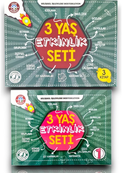 3 Yaş Etkinlik Seti, Eğitici Kitap Seti fırsatları