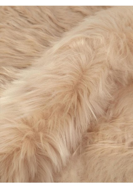 Kuzu Post Peluş Premium Yumuşacık Tüylü Halı Çift Kafa