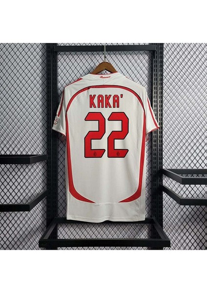 A.c M.i.l.a.n 2007 Sezonu #22 Kaka Özel Nostalji Forması Kısa Kol (Kırmızı/beyaz)
