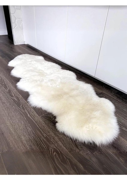 Kuzu Post Peluş Premium Yumuşacık Tüylü Halı Çift Kafa