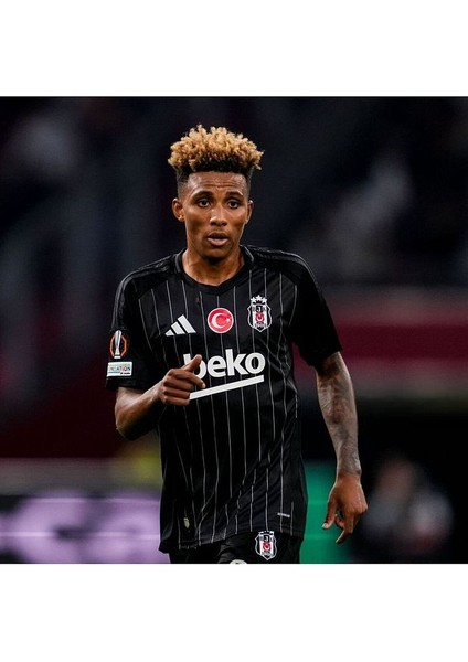 2024/25 Yeni Sezon B€$iktæ$ G.e.d.s.o.n 53 Forması Deplasman Siyah Spor T-Shirt