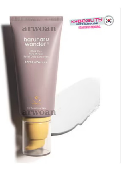 Haruharu Black Rice Mineral Güneş Kremi SPF50 50 ml