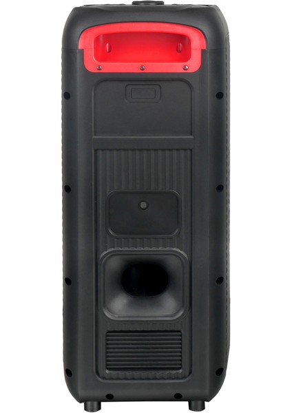 Mikrofonlu Rgb Işıklı Kablosuz Karaoke Hoparlör Çift 6.5 Inç Stereo Bass Dijital LED Parti Sistemi