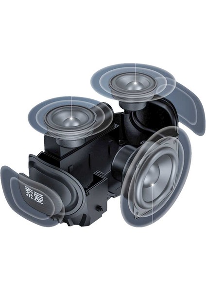 Kablosuz Speaker Hoparlör 20W Güçlü Baslı ve Net Ses Mikrofon Desteği Ile Taşınabilir Müzik Keyfi