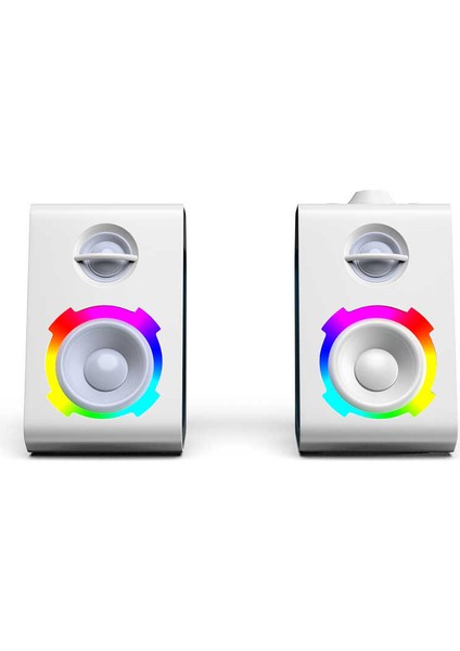 Taşınabilir Rgb Işıklı Kablosuz Bluetooth Speaker Hoparlör Güçlü Ses 11 Farklı Renkli Işık Atmosferi