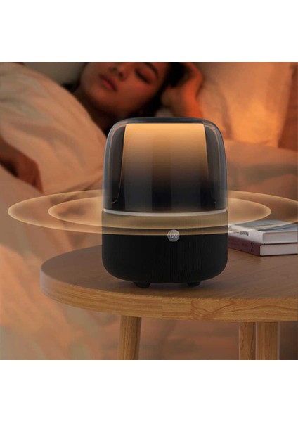Bluetooth Kablosuz Hoparlör Rgb Işıklı ve 360° Stereo Sesle Taşınabilir Dış Mekan Eğlencesi Beyaz fiyatları