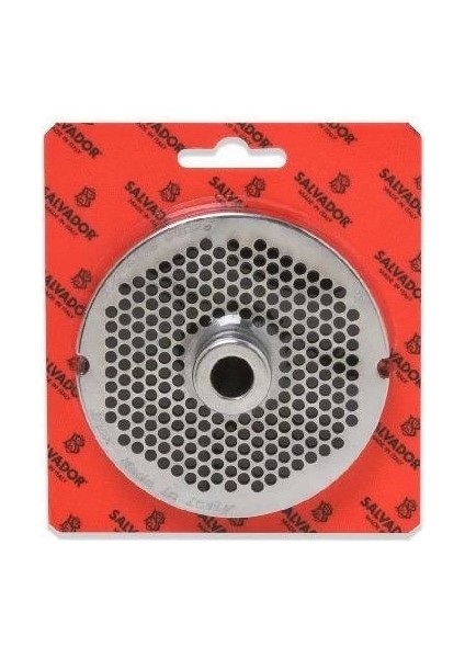 Salvador Inox Paslanmaz Kıyma Makinesi Aynası, Ağızı 42 No - 8 mm