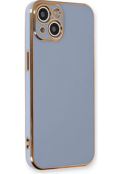 Apple iPhone 13 Kılıf Volet Silikon - Mavi