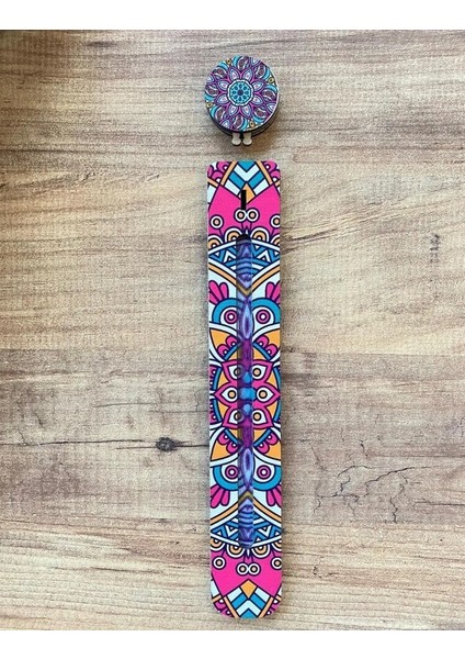 Ahşap Tütsülük Mandala Baskılı Tütsü Kayığı Ev Dekorasyon 1 Adet modelleri