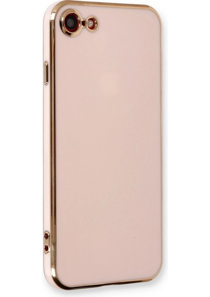 Apple iPhone 7 Kılıf Volet Silikon - Pembe