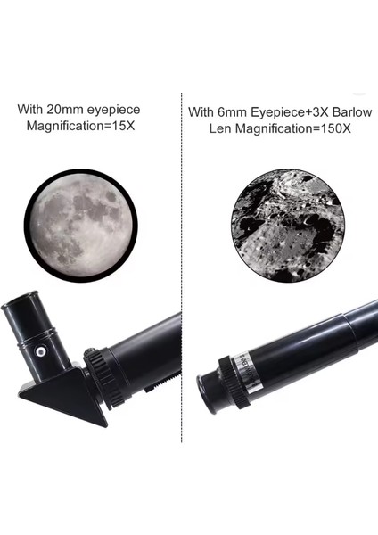 Mobil Telefon Tutuculu Teleskop Alana + Işıklı Aksesuarlı Mobil 1200X Mikroskop Seti ve 12 Li Örnek Seti Hediye(Uzay Gezegen Ay Yıldız Doğa Gözlem Teleskobu 150X)+ 2 Telefon Tutucu Dahildir